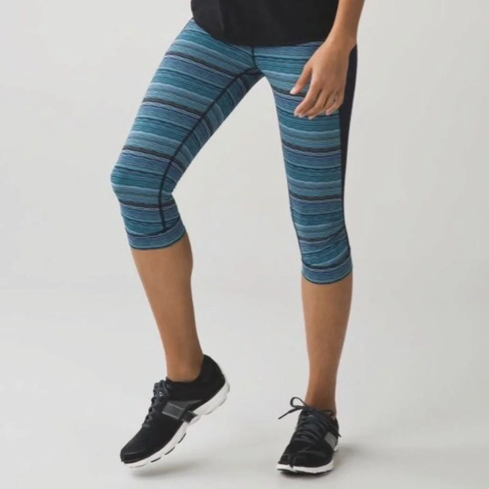 Lululemon women 4 Stop At Nothing crop leggings